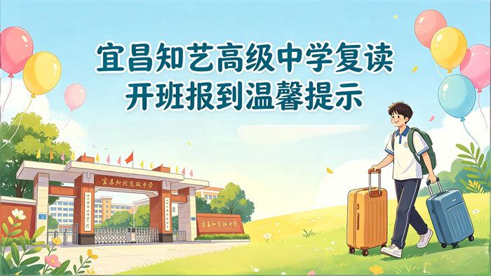 宜昌知艺高级中学复读开班报到温馨提示