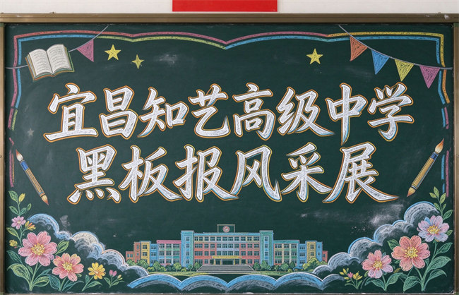 文明守纪润品格，笔墨绘就好班风｜知艺高中高一年级10月黑板报风采展